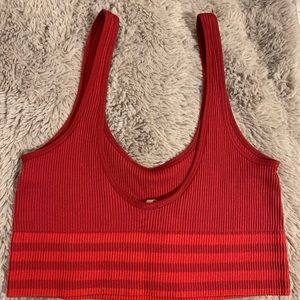 Red bra tank top from gap